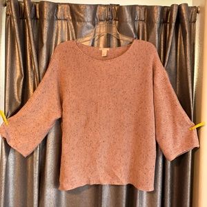 Pink and black sweater